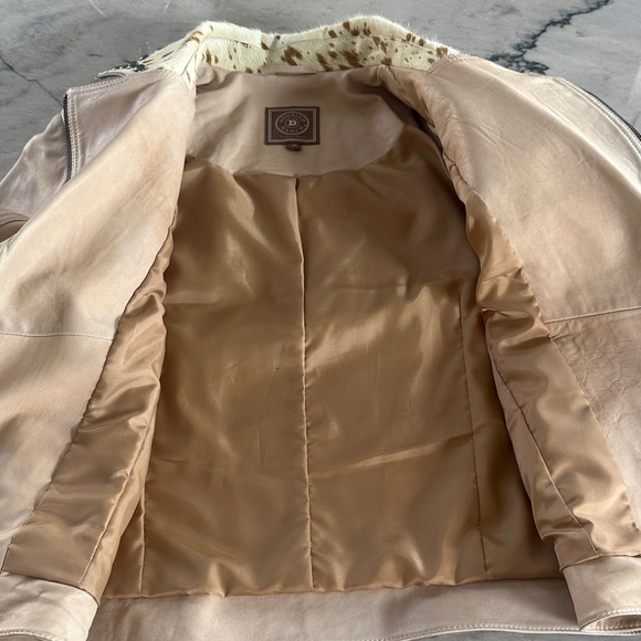 Double D Ranch Cowpoke U Leather Jacket With Fringe - Picture 12 of 12